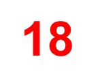    )  18