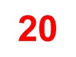    )  20