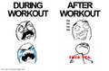 During workout / After workout