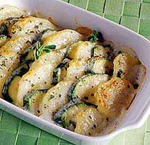    . Gratin di patate e zucchine -     : 350 