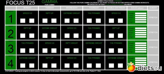 6 : Shaun T - Focus T25 + Results