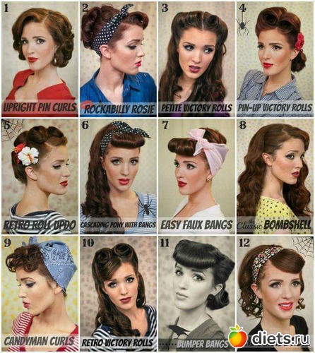 2 : Rockabilly hair styles