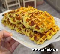 Картофельно-сырные вафли